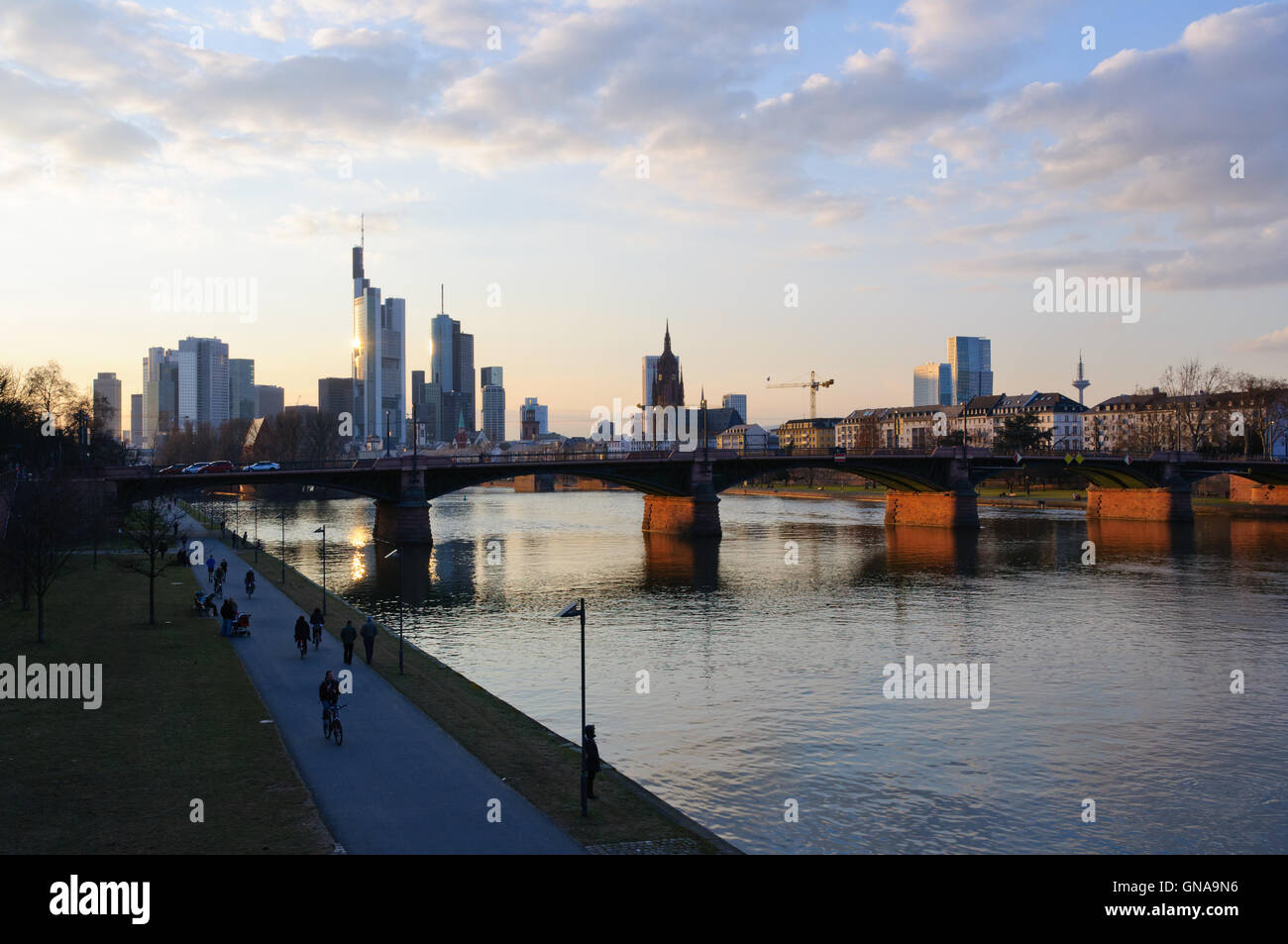 Frankfurt am Main, Germania Foto Stock