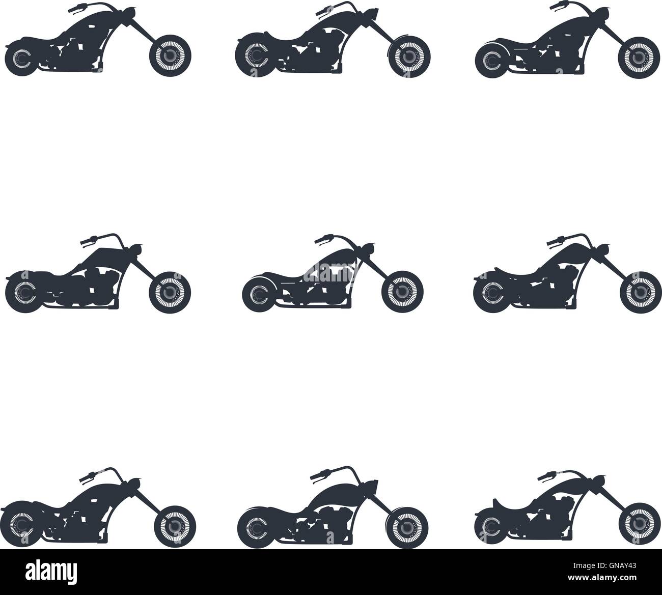 Motociclo del trinciapaglia Illustrazione Vettoriale