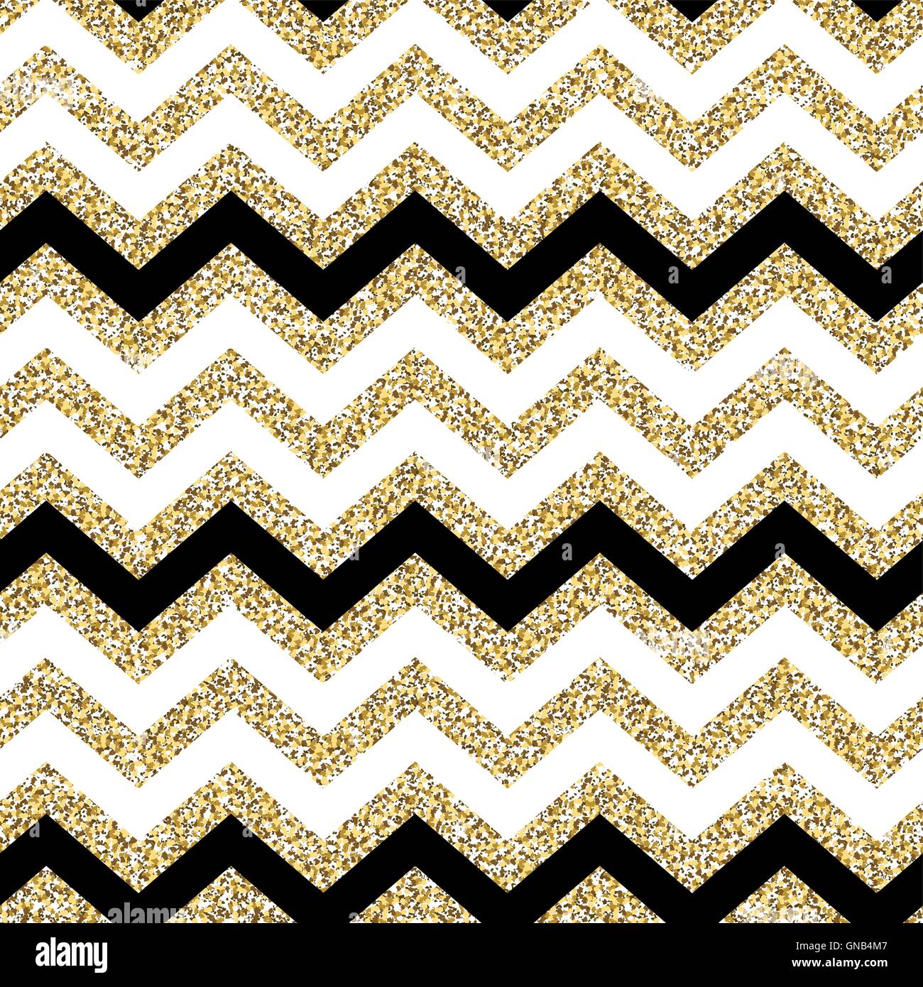 Chevron seamless pattern. Scintillante superficie dorata Illustrazione Vettoriale