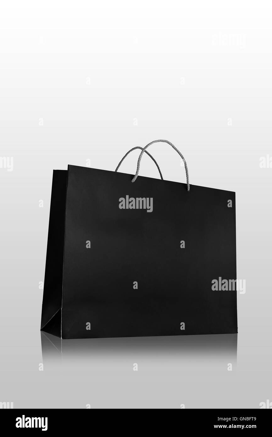 Carta Premium bag in background isolato Foto Stock