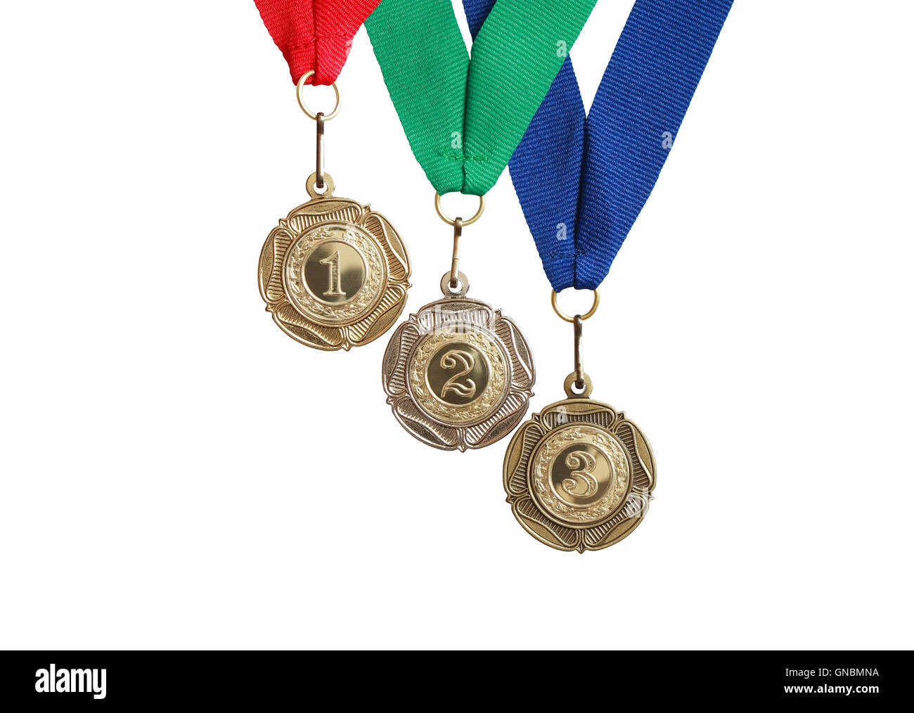 Insieme delle medaglie Foto Stock