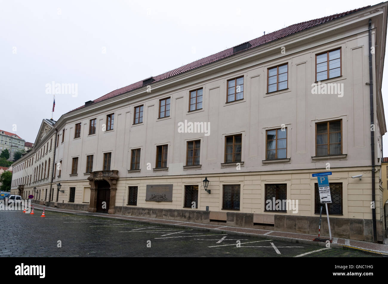 La Camera dei deputati del parlamento della Repubblica ceca a Malá Strana, Praga. Repubblica ceca Foto Stock