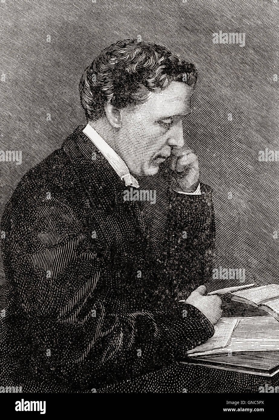 Charles Lutwidge Dodgson, 1832 - 1898, meglio noto con il suo nome della penna Lewis Carroll. Scrittore inglese, matematico, logician, diacono anglicano e fotografo. Foto Stock Charles Lutwidge Dodgson, 1832 - 1898, meglio noto con il suo nome della penna Lewis Carroll. Scrittore inglese, matematico, logician, diacono anglicano e fotografo. Foto Stock