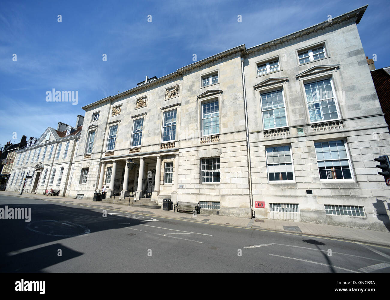 Lewes CROWN COURT, East Sussex Foto Stock