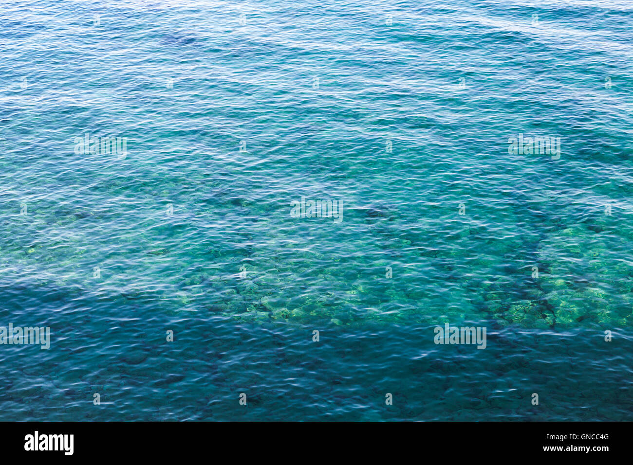 Acqua di mare superficie, foto di sfondo texture Foto Stock