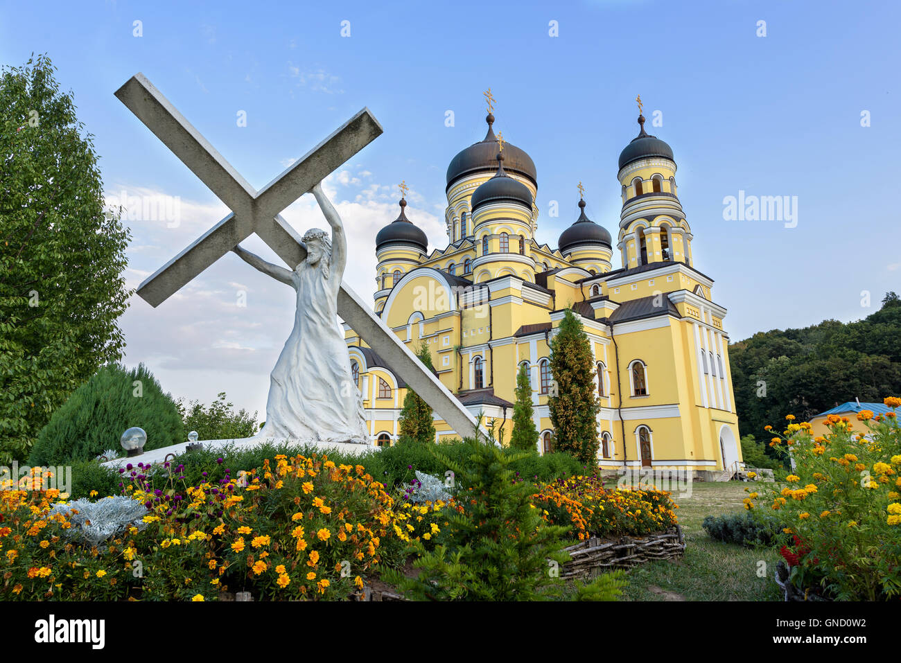 Foto del monastero Hancu in Moldova Foto Stock