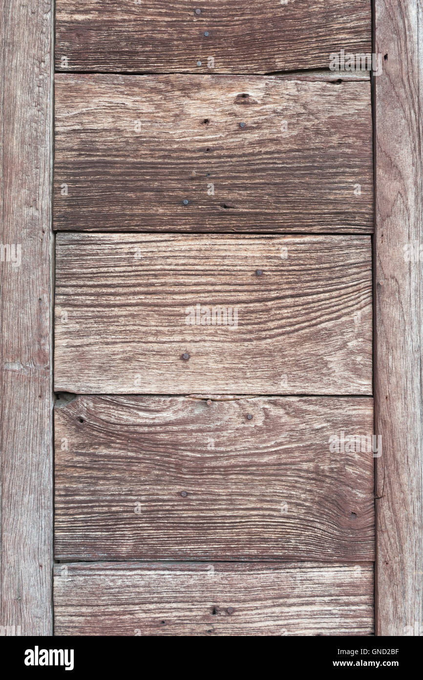 Tavola in legno utili come sfondo. Foto Stock