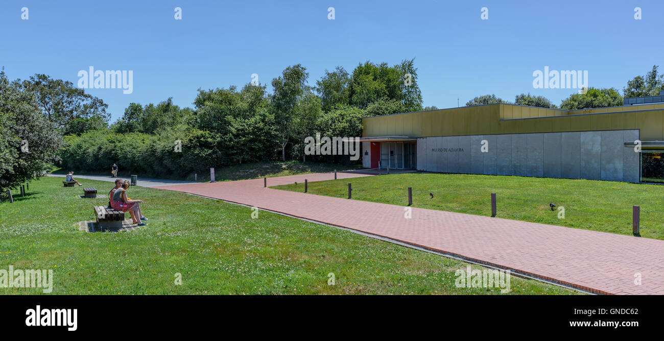 Museo Altamira in Santillana Del Mar villaggio, Cantabria, SPAGNA Foto Stock