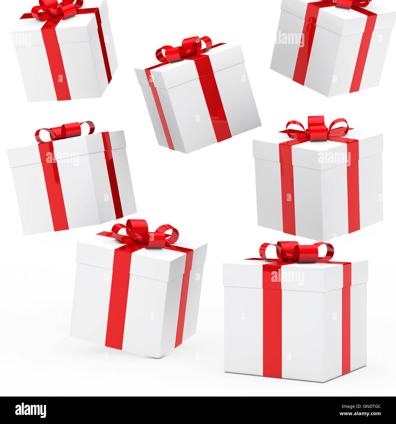 Natale confezioni regalo Foto Stock