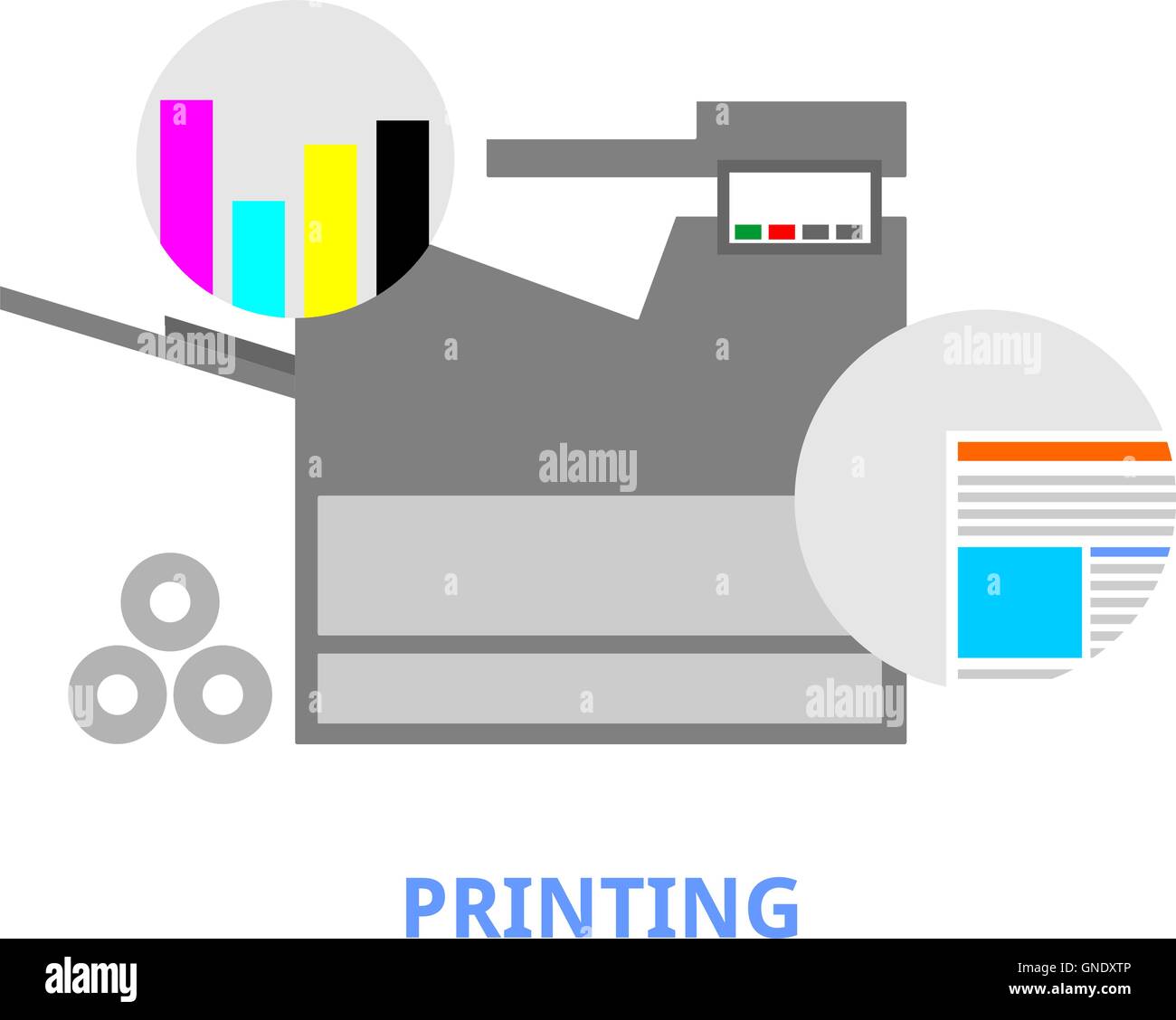 Vettore - La stampa Illustrazione Vettoriale