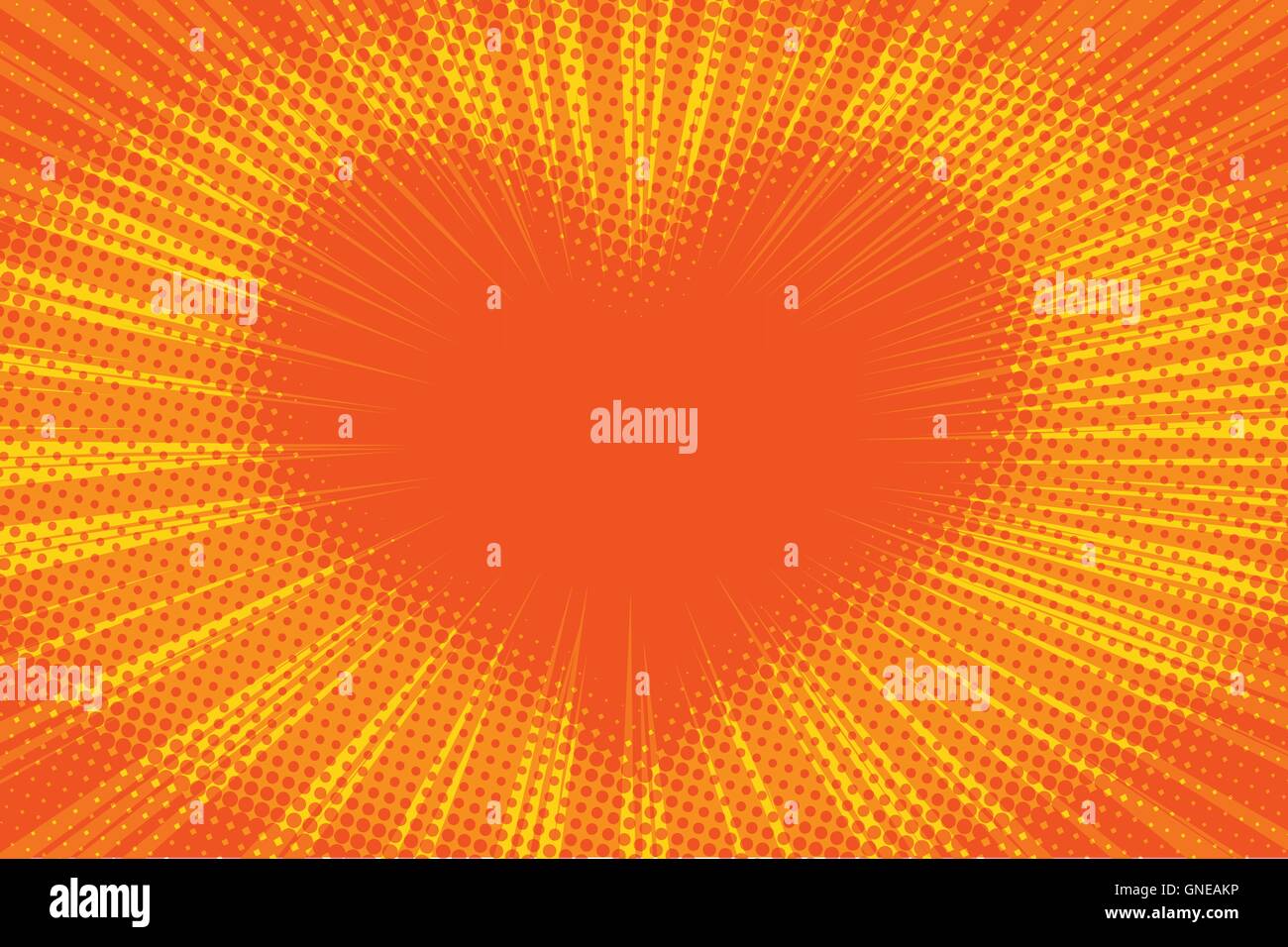 Giallo arancione cuore di sfondo Illustrazione Vettoriale