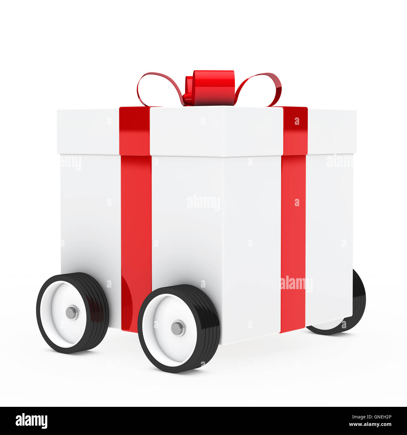 Regalo di natale veicolo Foto Stock