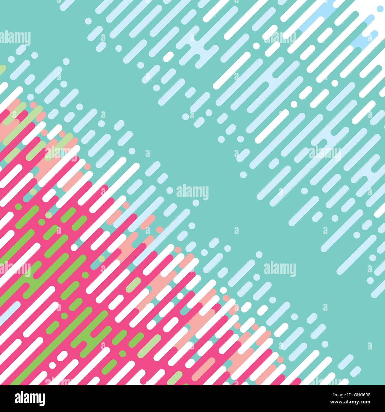 Percorso diagonale Illustrazione Vettoriale