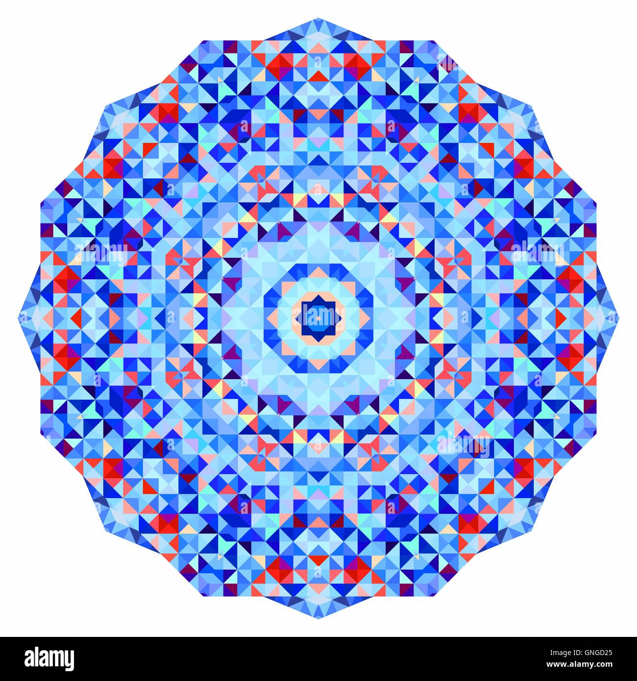 Abstract cerchio colorato sfondo. Illustrazione Vettoriale