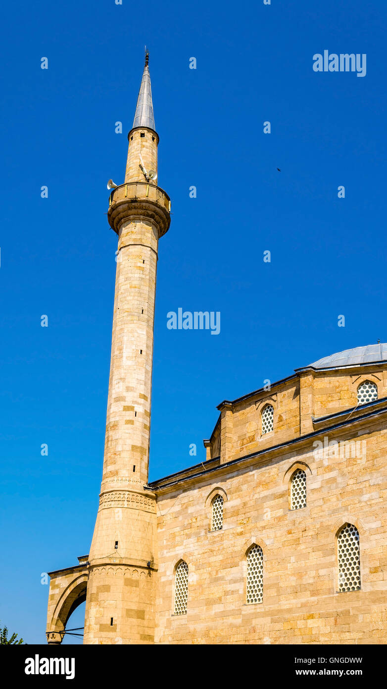 Sulltan Mehmet Moschea Fatih a Pristina - Kosovo Foto Stock