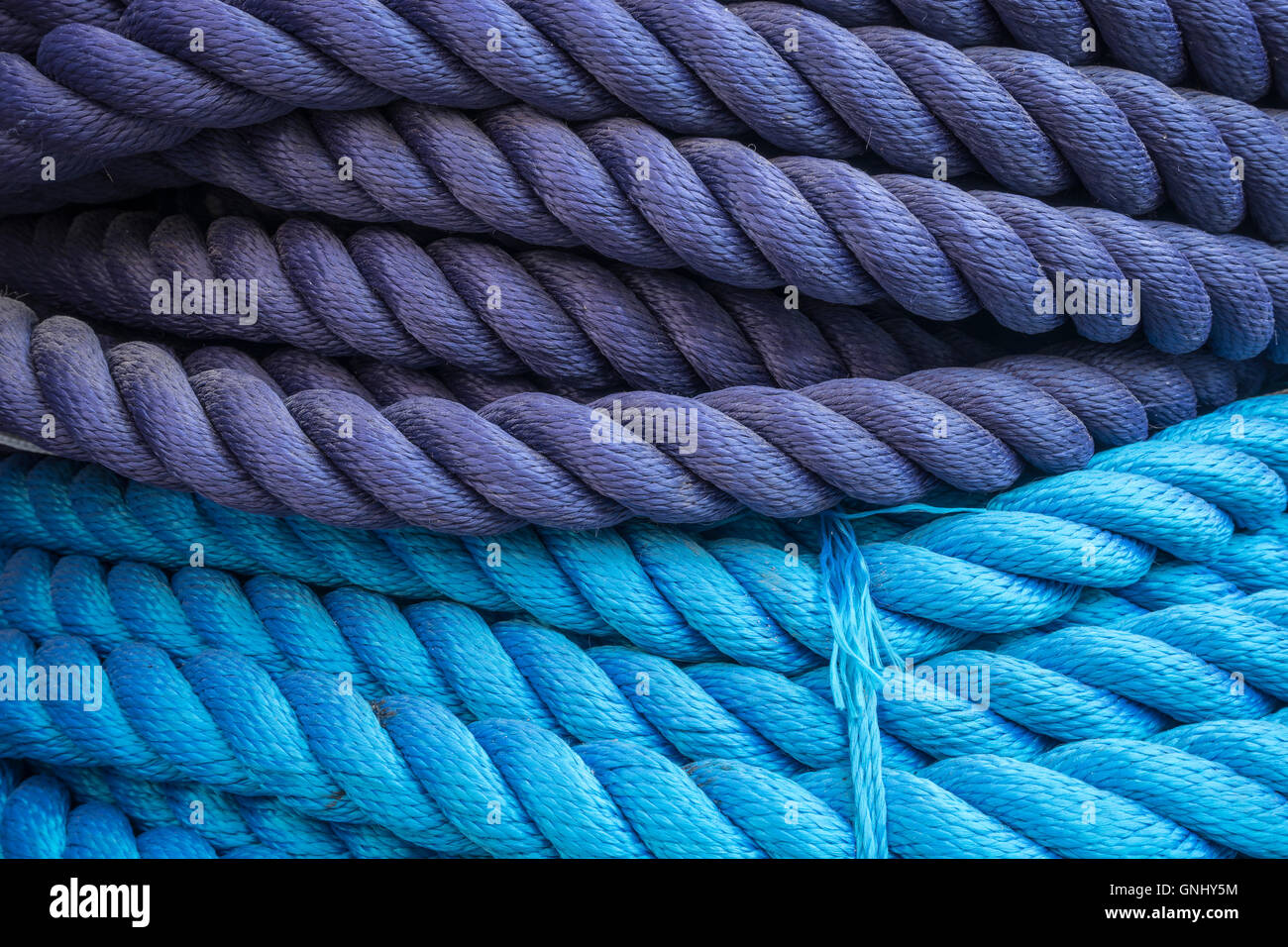 corde navali Foto Stock