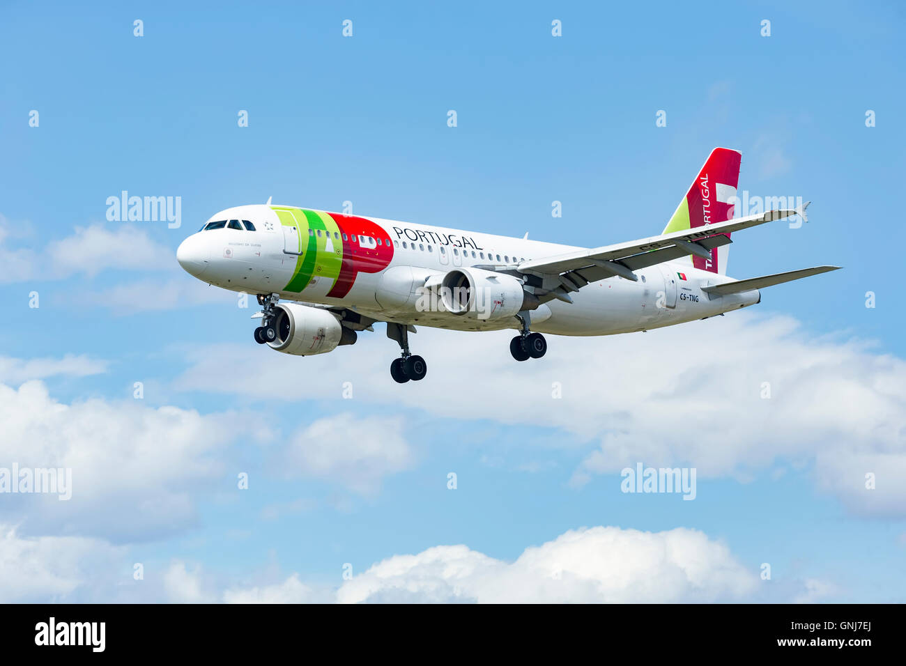 Airbus 320 rubinetto Foto Stock