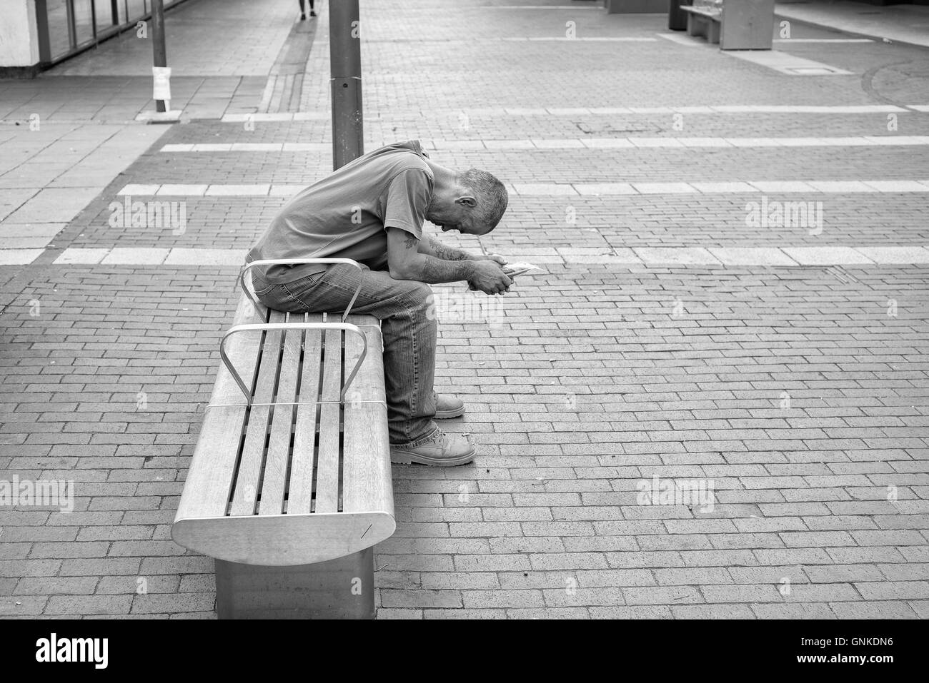 La gente in ogni giorno la vita di strada Foto Stock