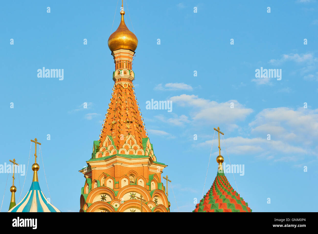 Cattedrale di San Basilio (Cattedrale di Vasily beata) Piazza Rossa Mosca Russia Foto Stock