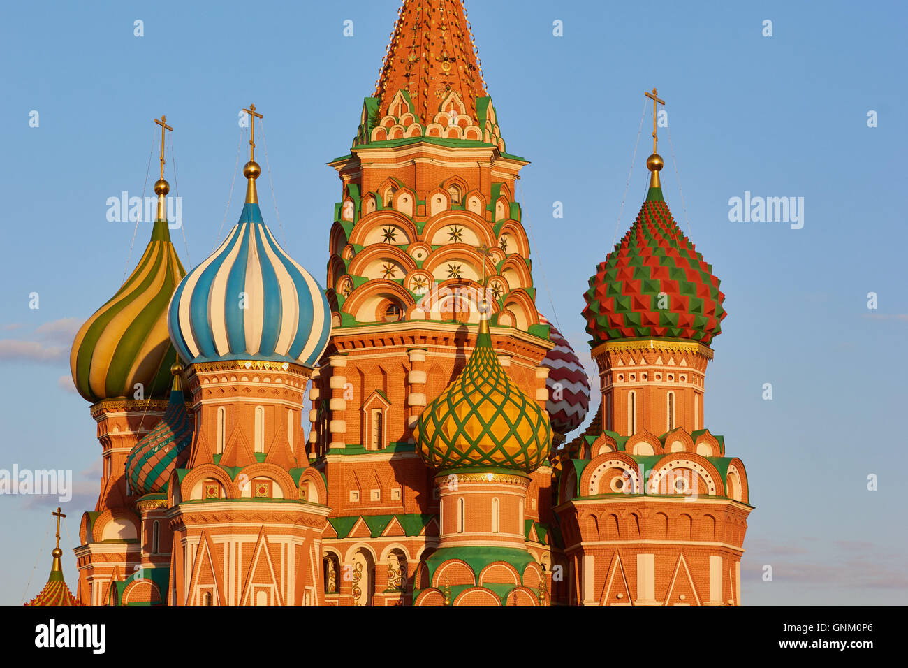 Cattedrale di San Basilio (Cattedrale di Vasily beata) Piazza Rossa Mosca Russia Foto Stock