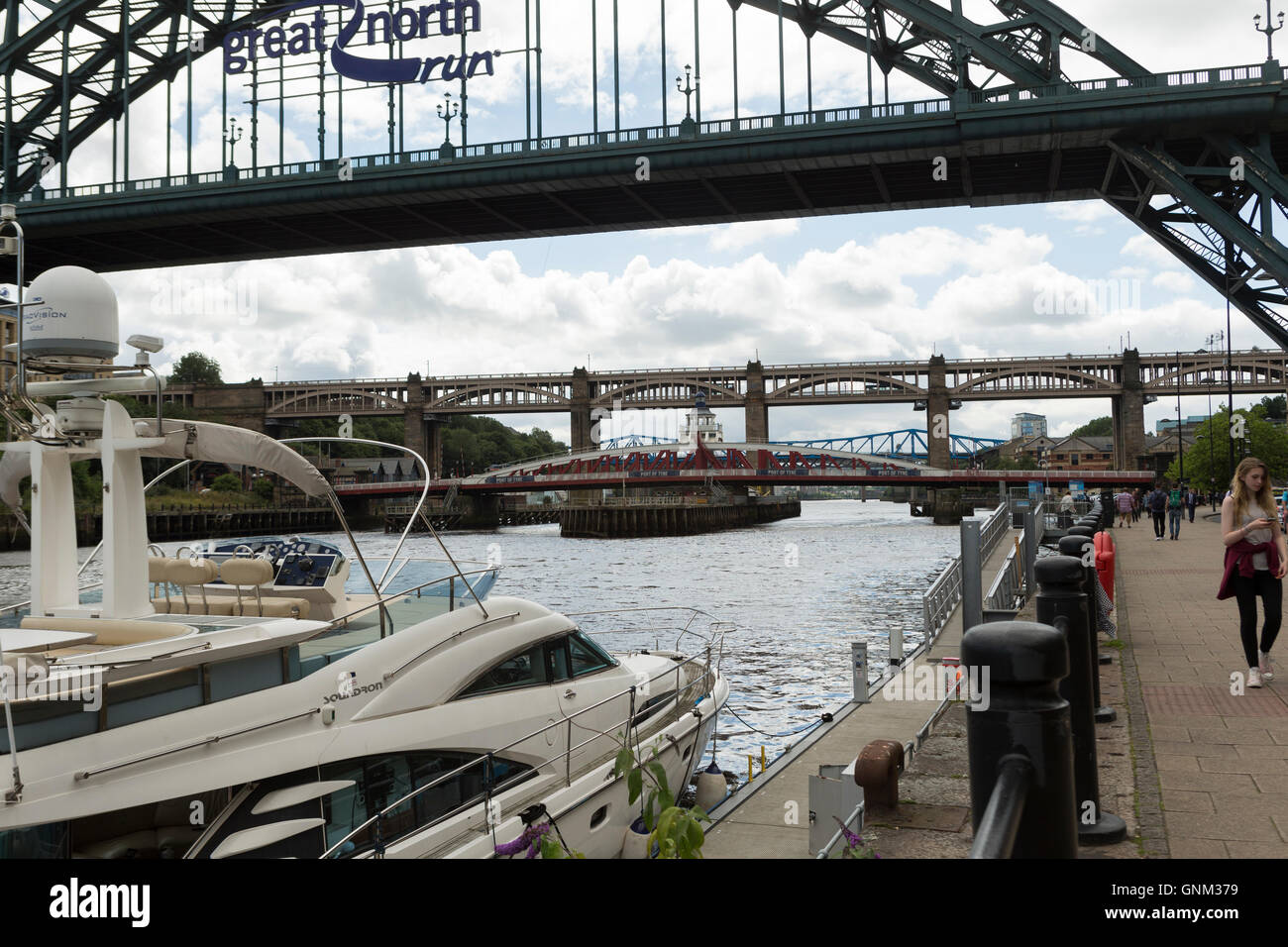 Newcastle upon Tyne monumento turismo Inghilterra nord Foto Stock