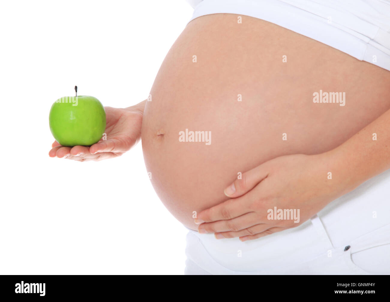 Donna incinta Foto Stock