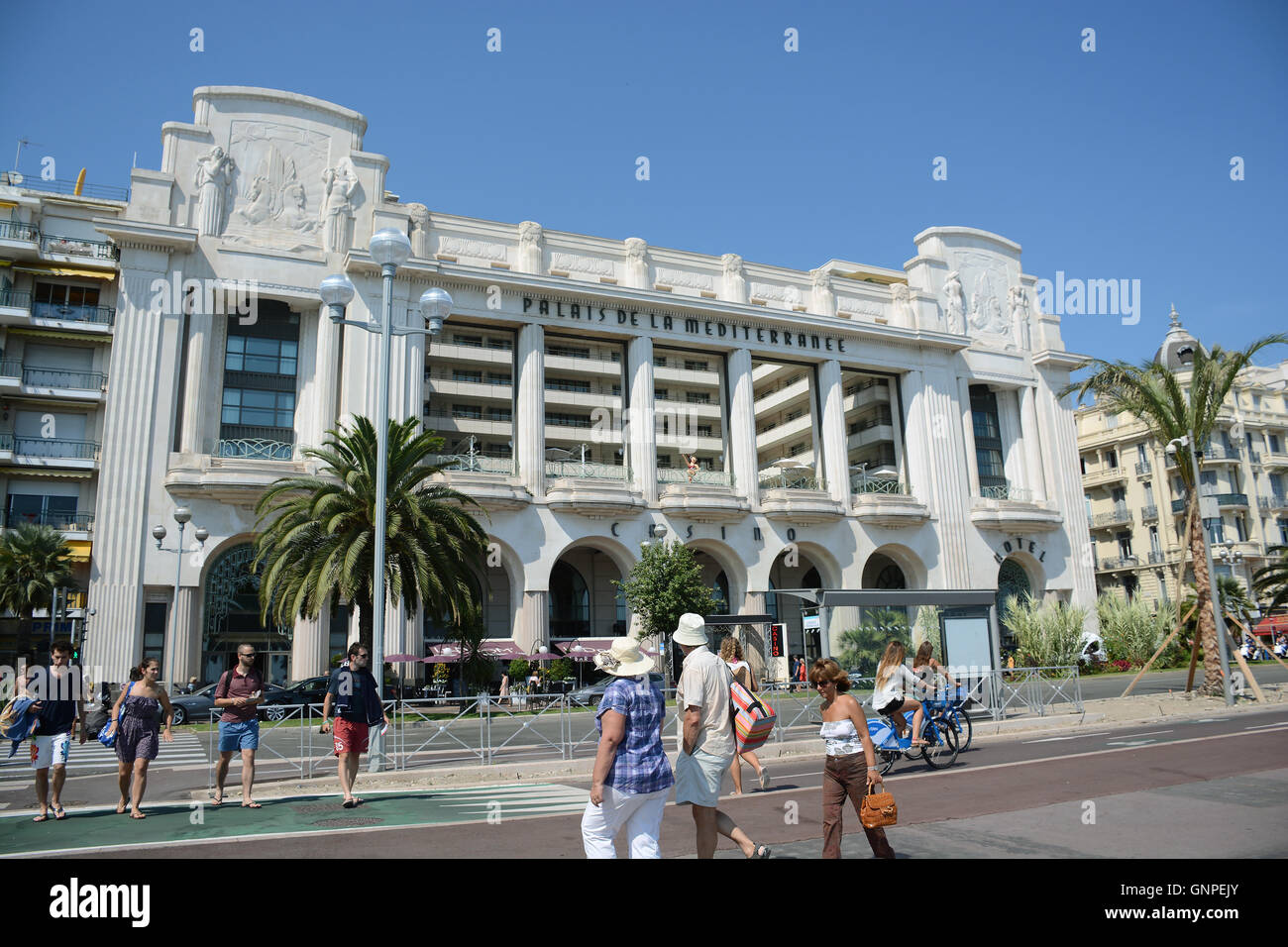 Hyatt Regency Palais de la Mediterranee Nice Foto Stock