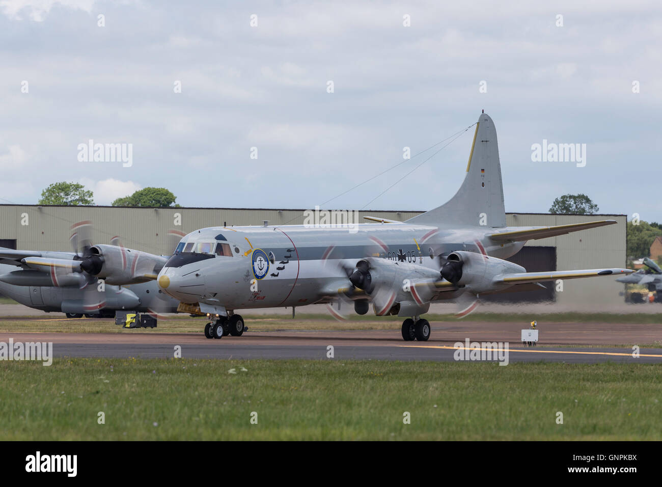 Marina militare tedesco (Deutsche Marine) Lockheed P-3C Orion il pattugliamento marittimo e di aeromobili di sorveglianza. Foto Stock