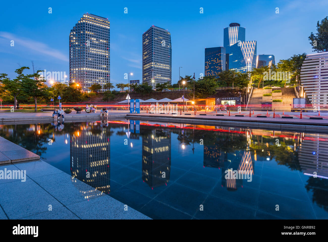 Han River Park a Seoul Città ,corea del sud. Foto Stock