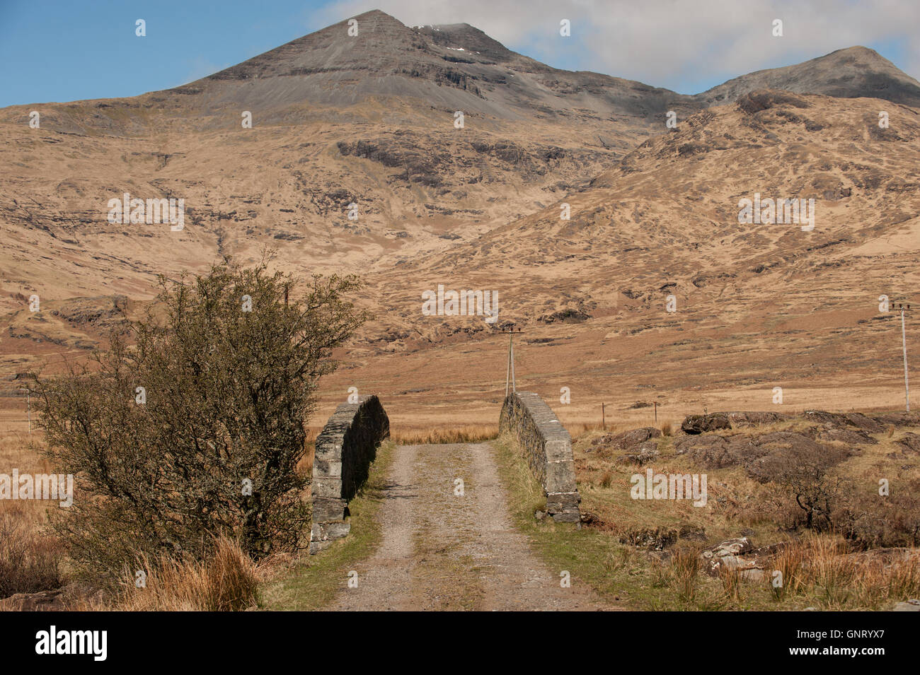Tobermory, Regno Unito, panorama sull'Isola di Mull in Scozia Foto Stock