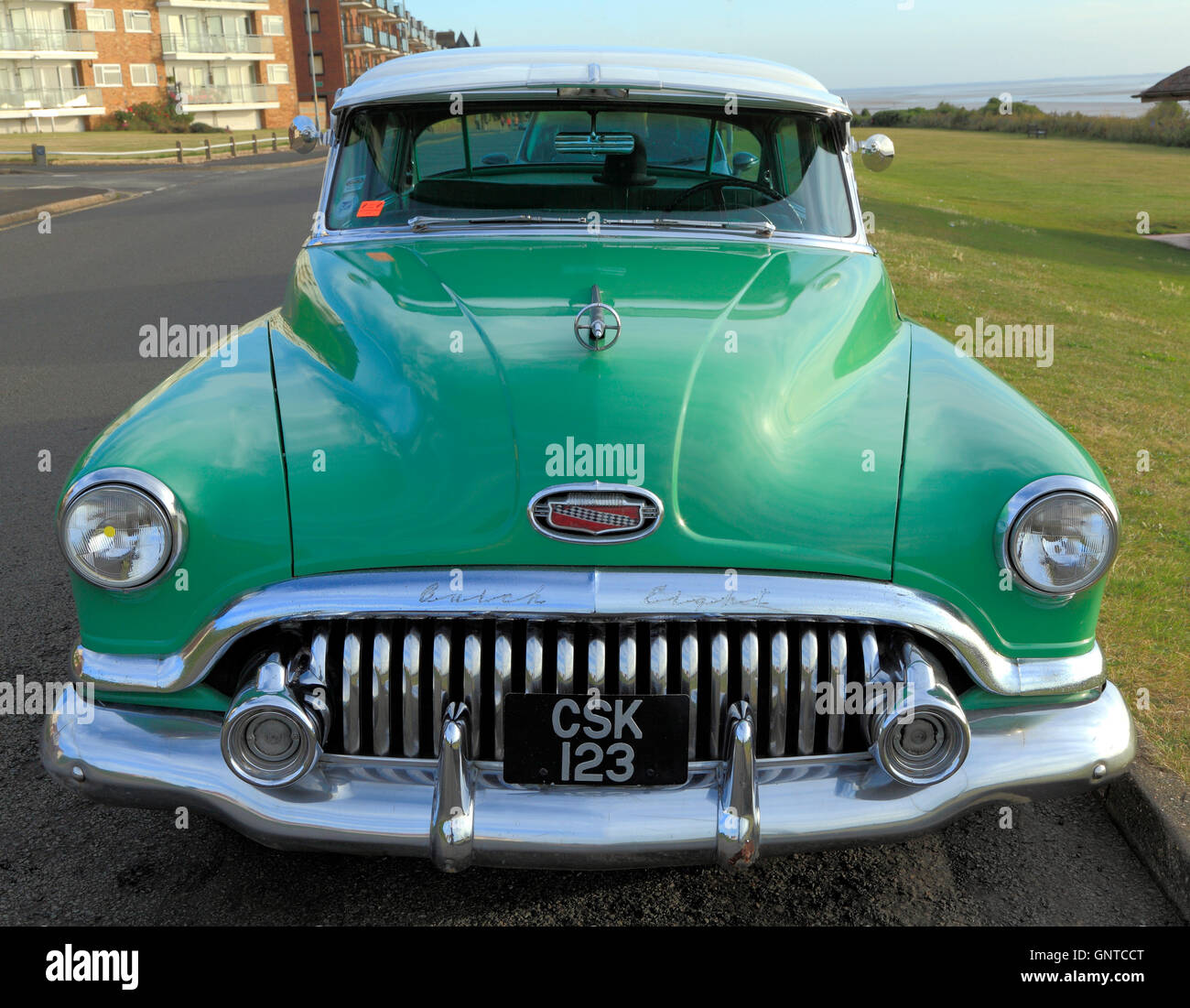 Buick otto Super, iconico vintage U S A, American automobile automobile automobile berlina degli anni cinquanta vetture storiche automobili automobili Foto Stock