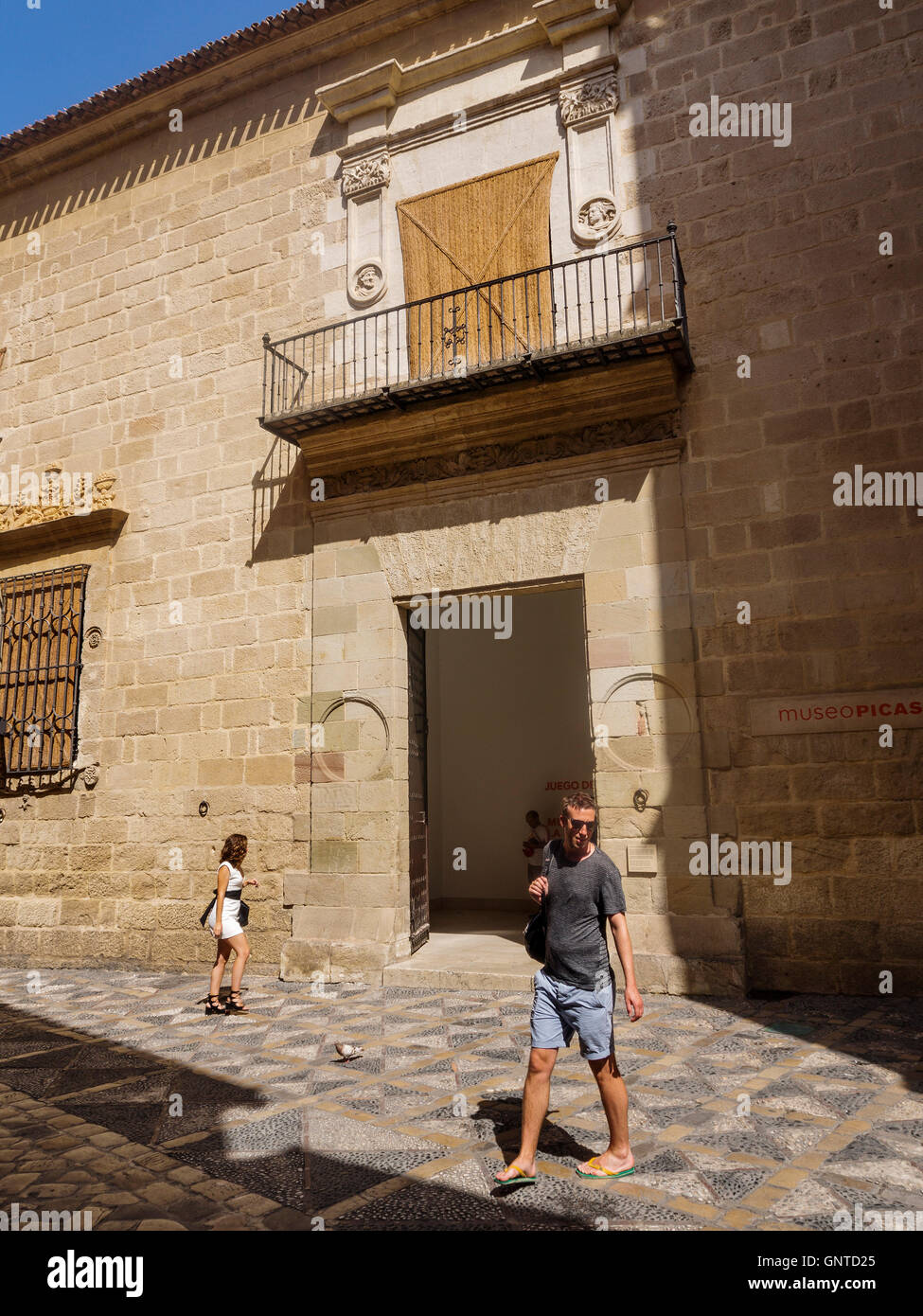Il Museo di Picasso, Palacio Condes de Buenavista, Malaga, Costa del Sol, Andalusia Spagna. Europa Foto Stock