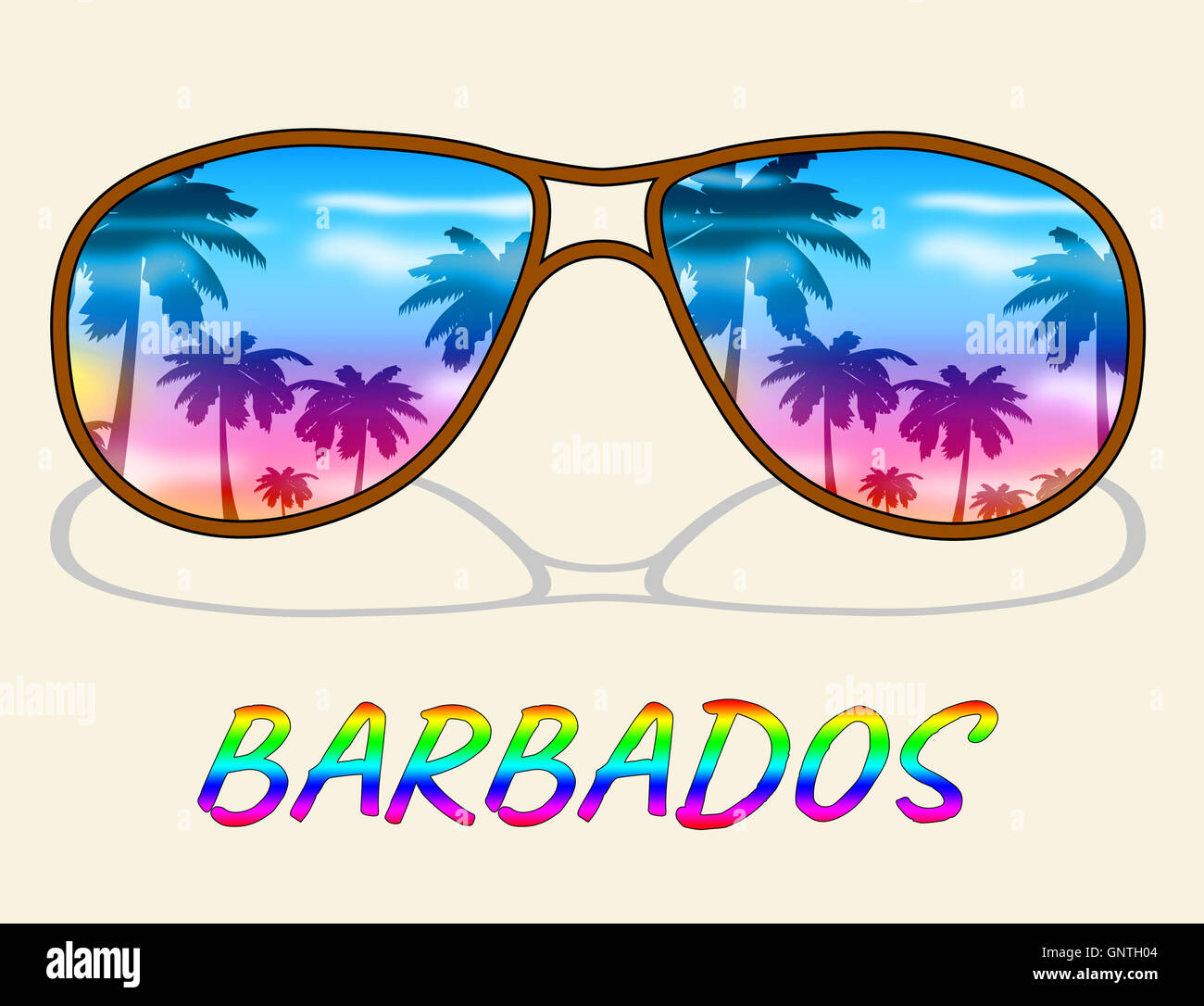 Barbados vacanza indicando vacanza ai Caraibi e vacanze Foto Stock