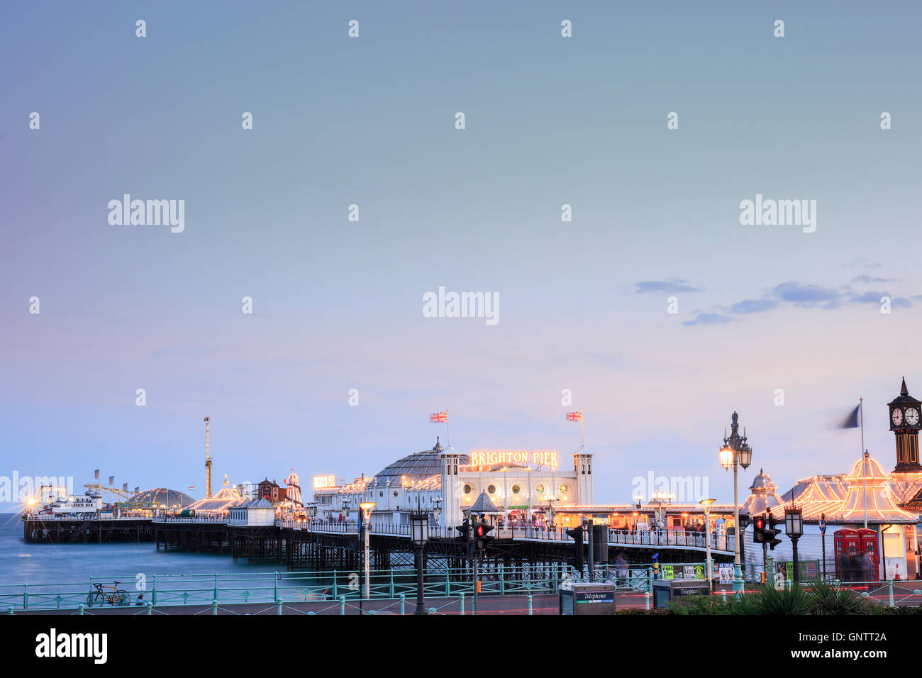 Brighton (Palazzo) dal Molo di Brighton East Sussex Foto Stock