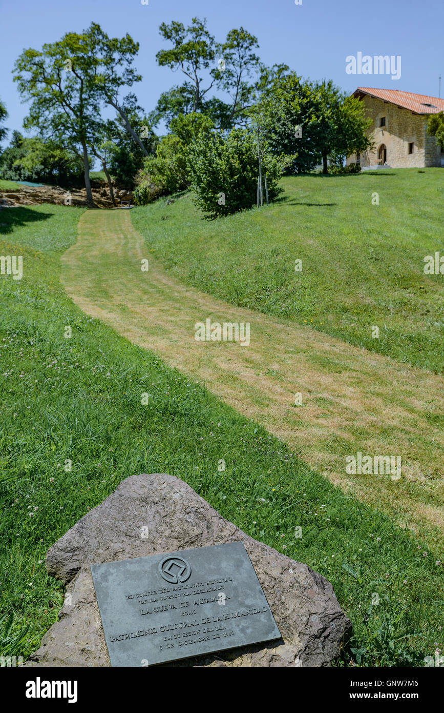 Museo Altamira in Santillana Del Mar villaggio, Cantabria, SPAGNA Foto Stock