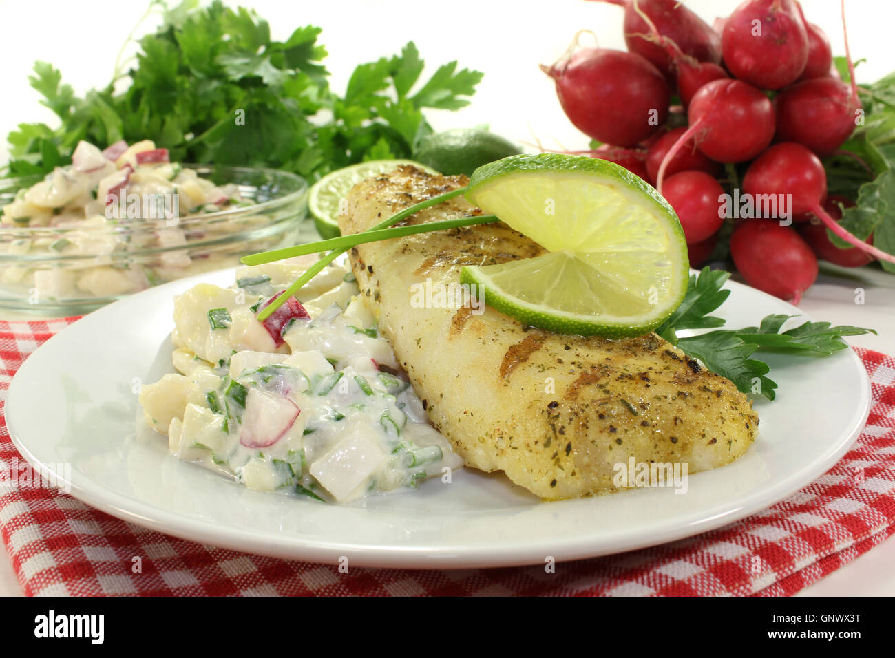 filetto di nasello Foto Stock