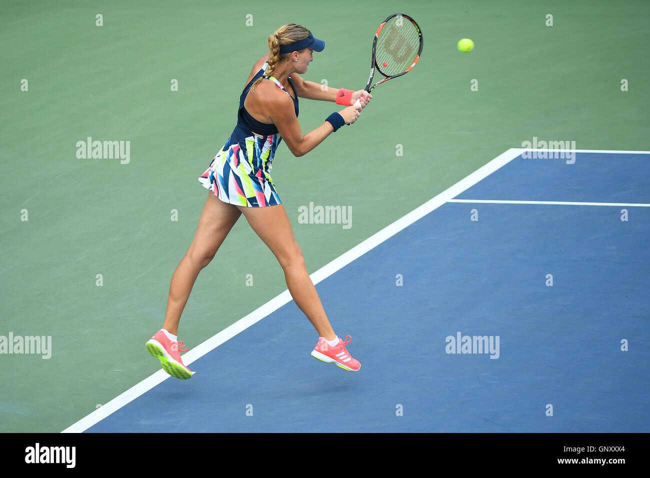 Flushing Meadows, New York, Stati Uniti d'America. 01 Sep, 2016. US Open Tennis Championships. Kristina Mladenovic (FRA) Credito: Azione Sport Plus/Alamy Live News Foto Stock