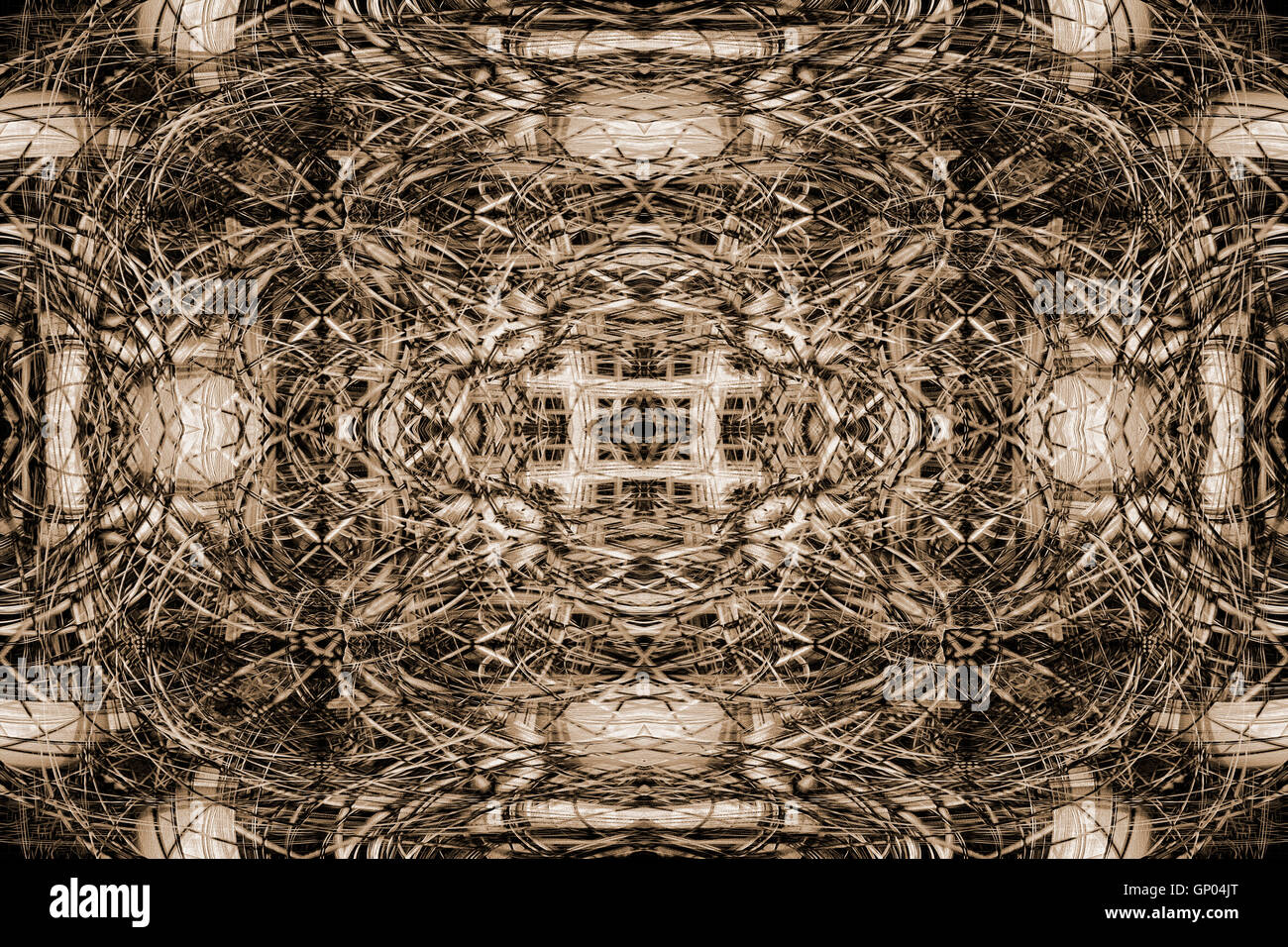 Seppia astratto sfondo di costruzione Foto Stock