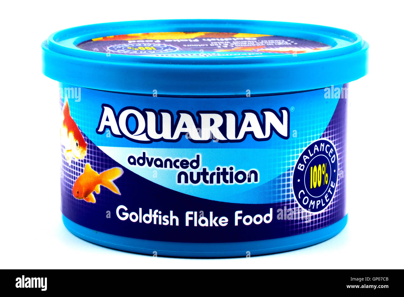 Aquarian Goldfish cibo a scaglie Foto Stock