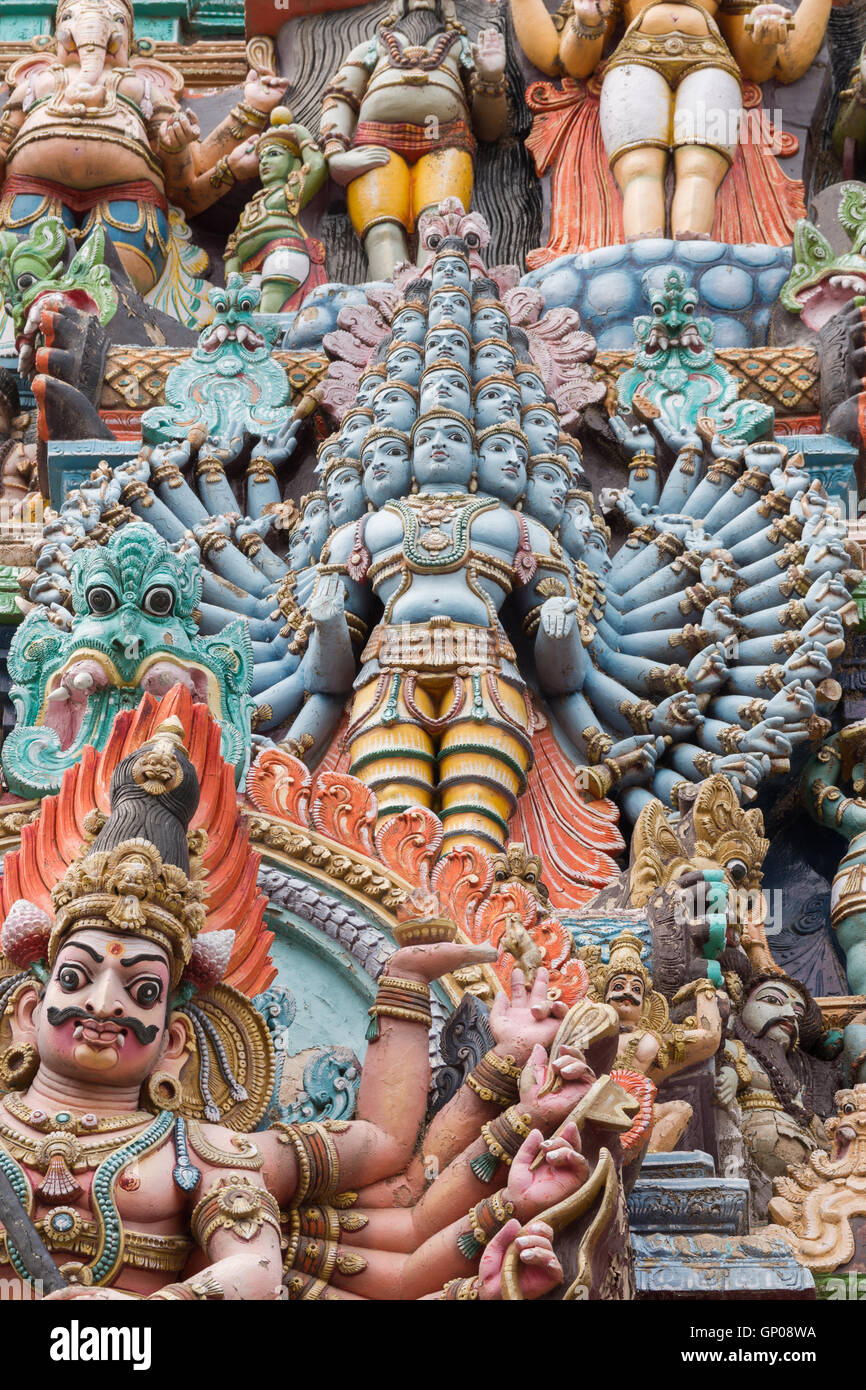 Maha Sadashiva Murthy è Shiva avatar. Foto Stock