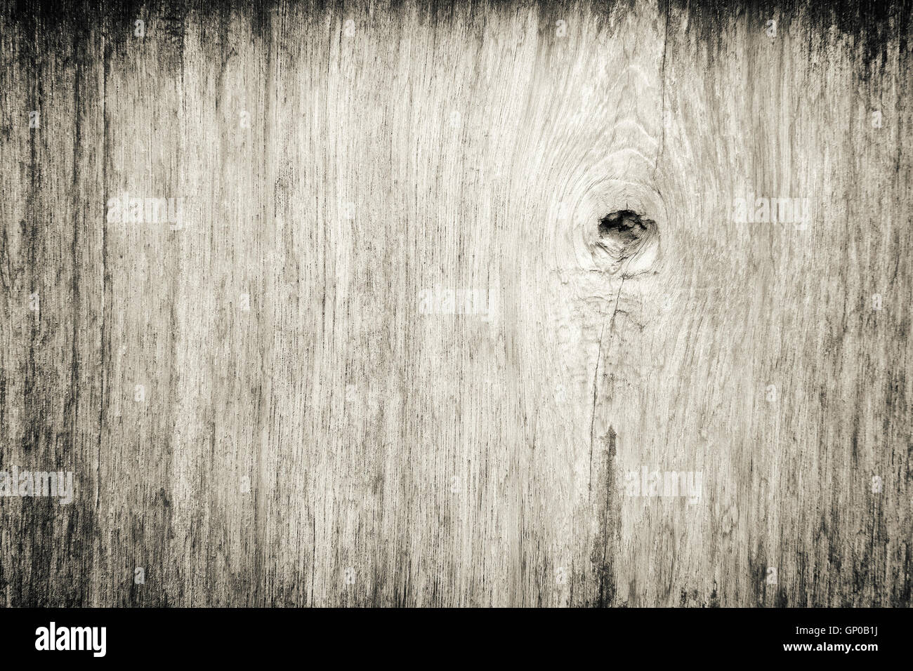 Gnarl tavolato in legno sfondo texture. Foto Stock