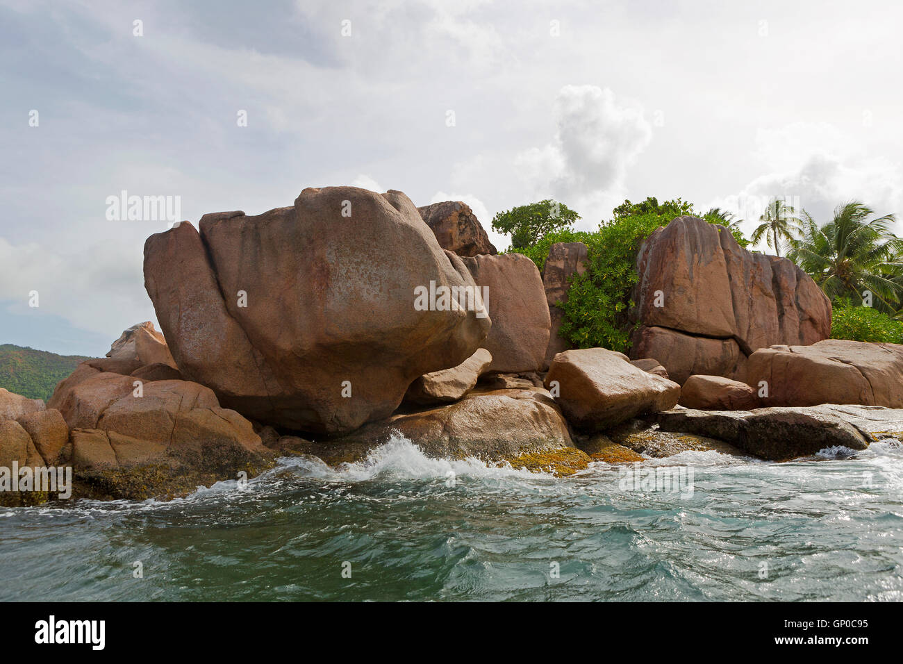 Tropical St. Pierre isola a Seychelles Foto Stock