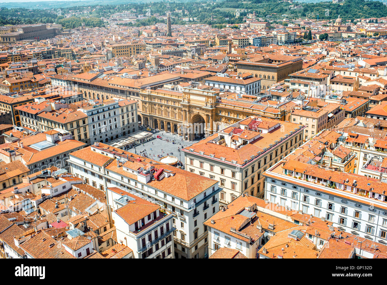 Paesaggio urbano di Firenze visualizza Foto Stock