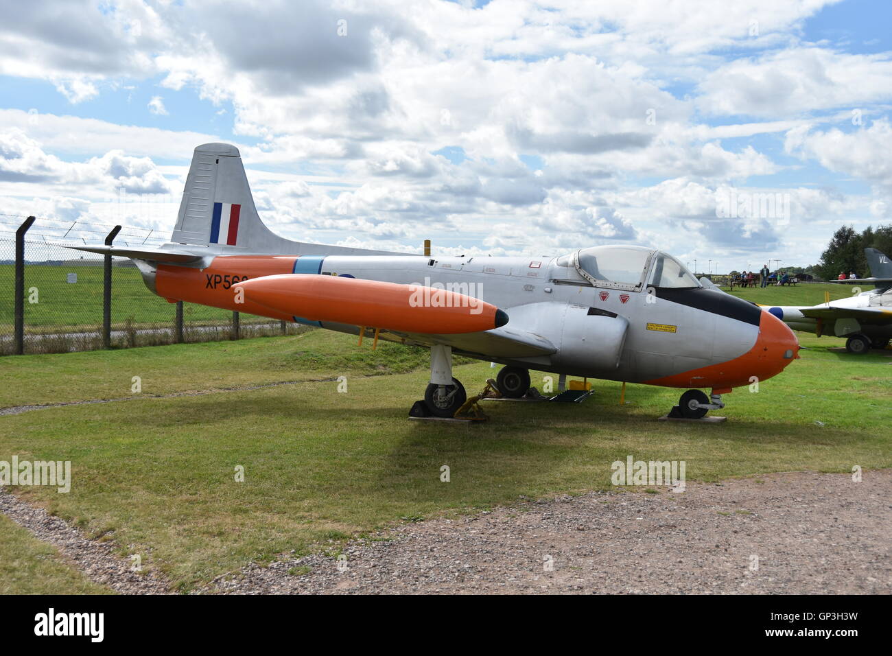 RAF Jet Provost vicino East Midland Airport. Foto Stock