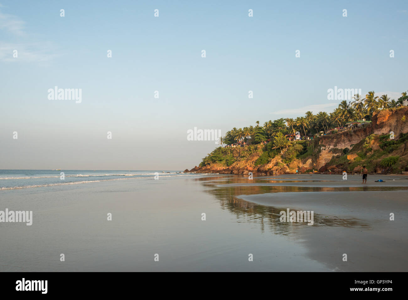 Varkala Beach, Kerala, India Foto Stock