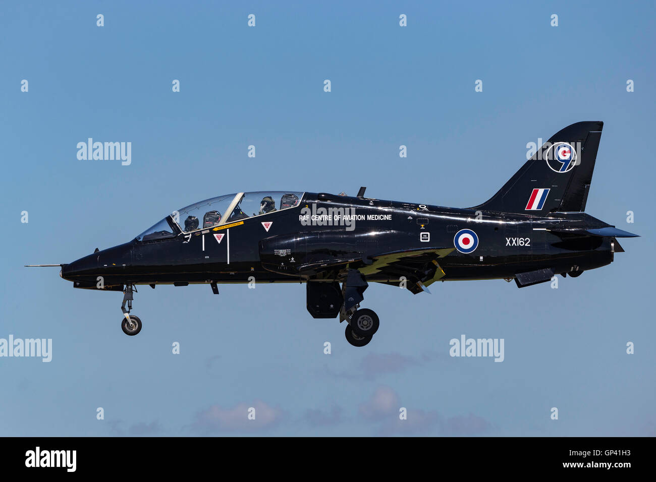 Royal Air Force (RAF) HAWKER SIDDELEY Hawk T1 XX162 della RAF Centro di medicina aeronautica. Foto Stock