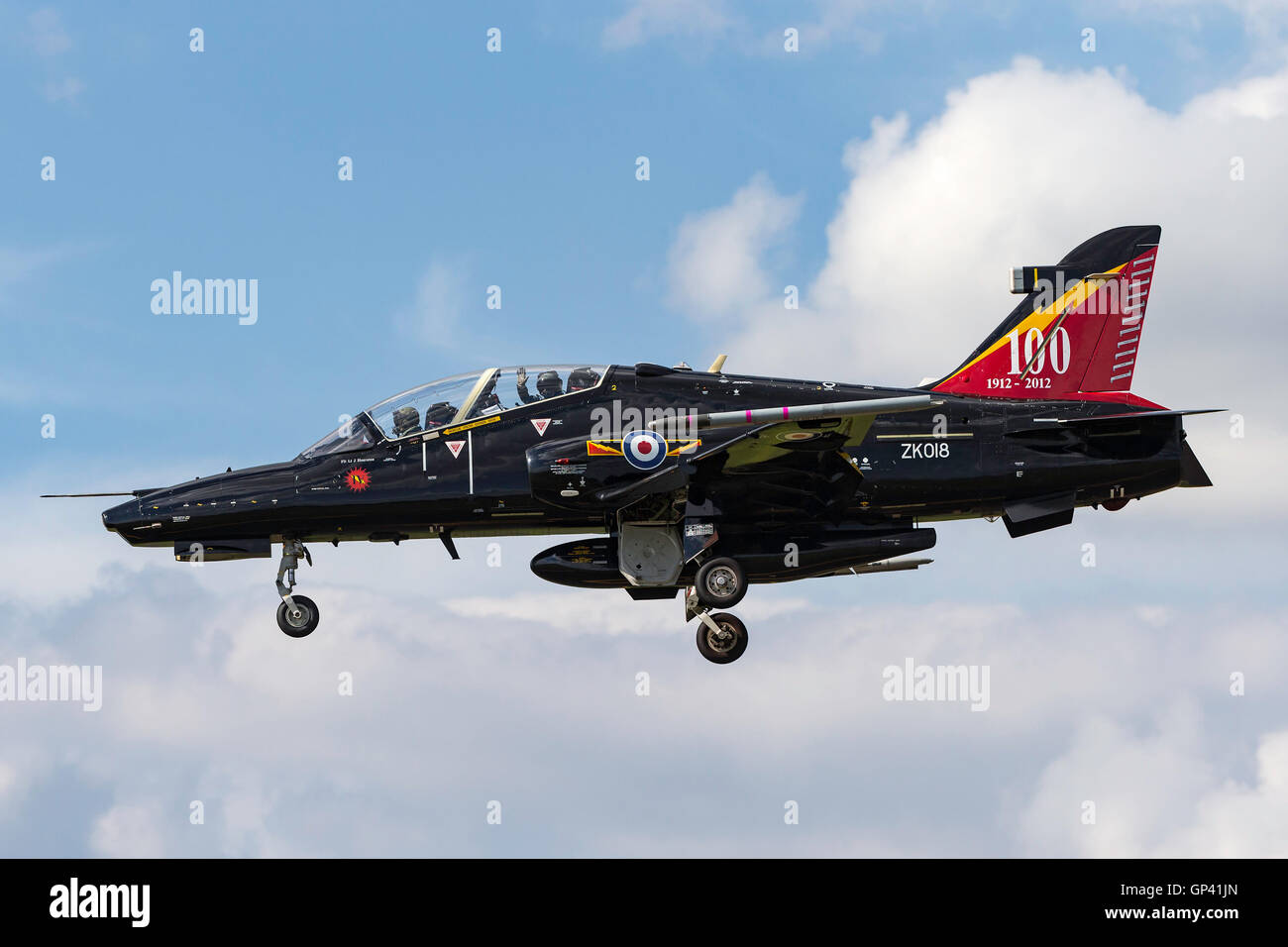 Royal Air Force (RAF) BAE Systems Hawk T2 advanced jet trainer ZK018 Foto Stock