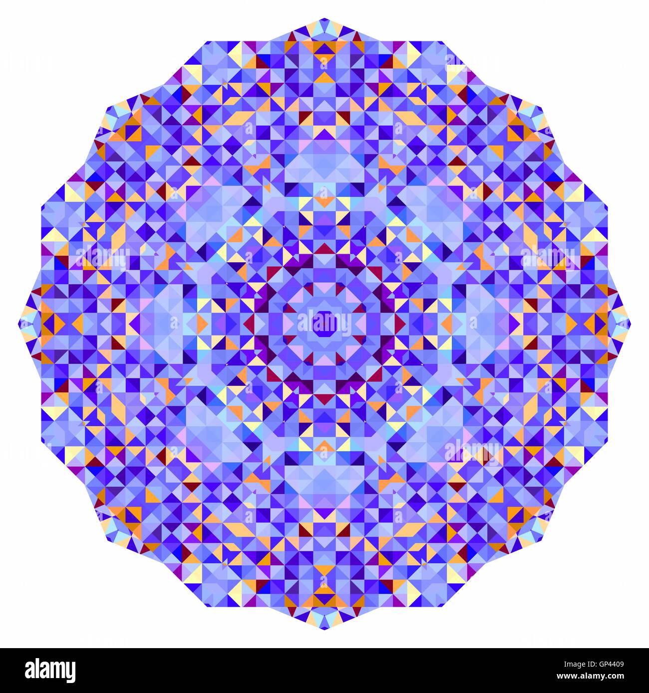 Abstract cerchio colorato sfondo. Illustrazione Vettoriale