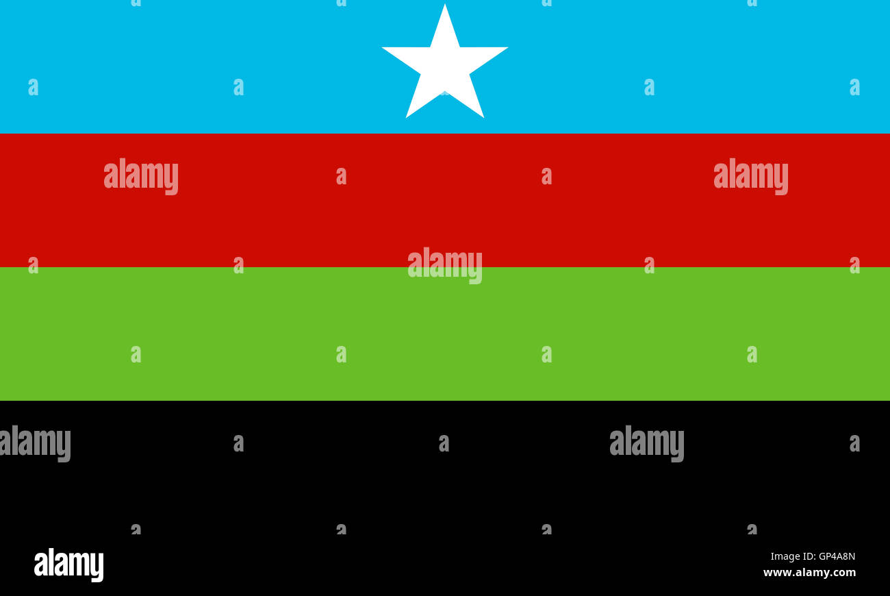 Somali flag Bantu Foto Stock