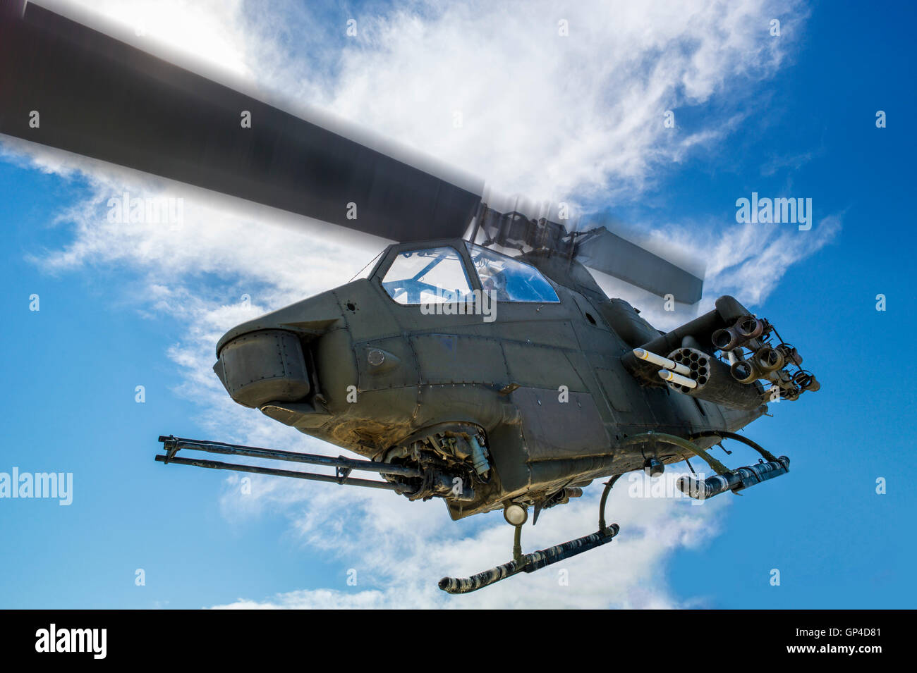 AH-1F; Cobra elicottero militare; Fremont County Airport; Penrose; Colorado; USA Foto Stock